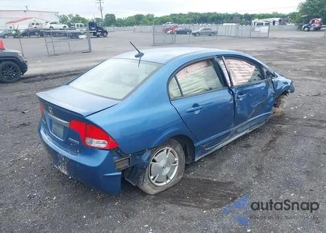 2009 Honda Civic Hybrid from USA, damaged, VIN JHMFA362X9S012707